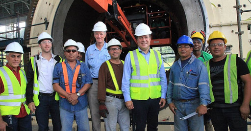 Presidente Varela constata avance de 62% de la mina Cobre Panamá y generación de 6,500 empleos