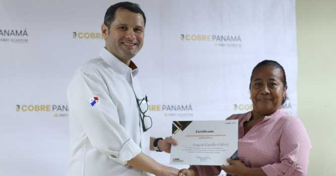 Cobre Panamá culmina con éxito Programa de Emprendimiento en Donoso
