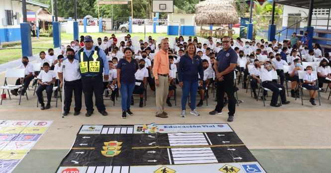 Cobre Panamá desarrolla proyecto de Educación Vial en escuelas de Colón y Coclé