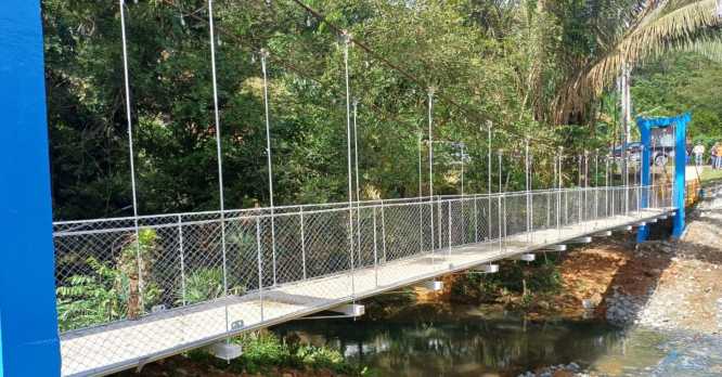 Aliados en el Desarrollo Comunitario - Reinauguración del Puente sobre el Río Cascajal