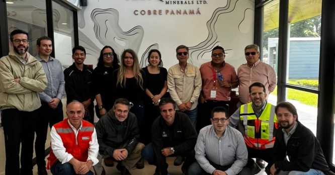 Misión Comercial ProChile Antofagasta visita mina de Cobre Panamá