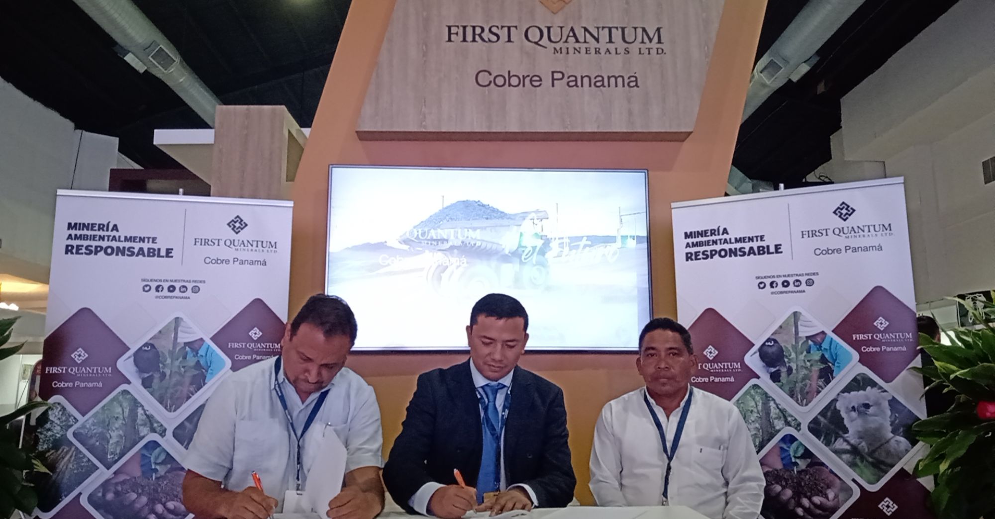 Cobre Panamá firma convenio de cooperación con Alas de Esperanza OBC y el Mariposario Cerro La Vieja